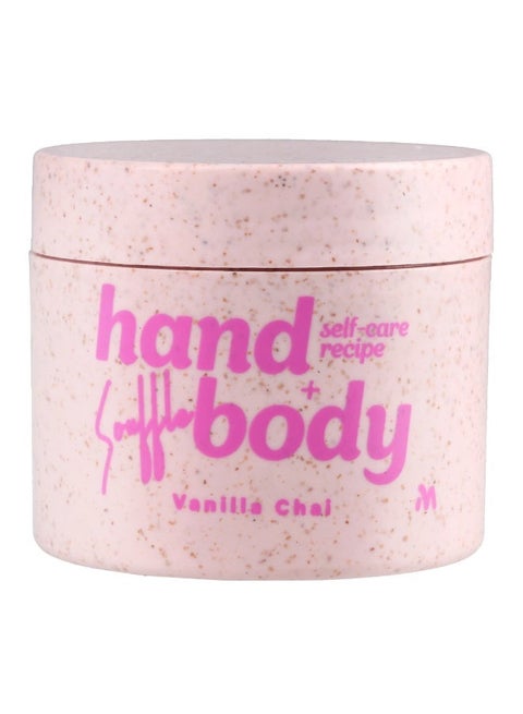 Mothernaked Hand and Body Soufflé Vanilla Chai Cream | Creamy Moisturizer for Hand And Body | Vanilla Bean & Aromatic Tea Scent